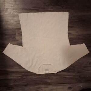 Pierre Cardin Cream Ribbed Tank